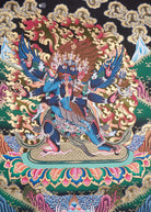 Vajrakilaya Thangka - Wrathful Deity Painting