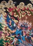 Vajrakilaya Thangka - Wrathful Deity Painting