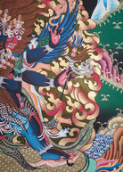 Vajrakilaya Thangka - Wrathful Deity Painting