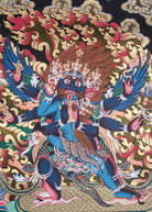 Vajrakilaya Thangka - Wrathful Deity Painting