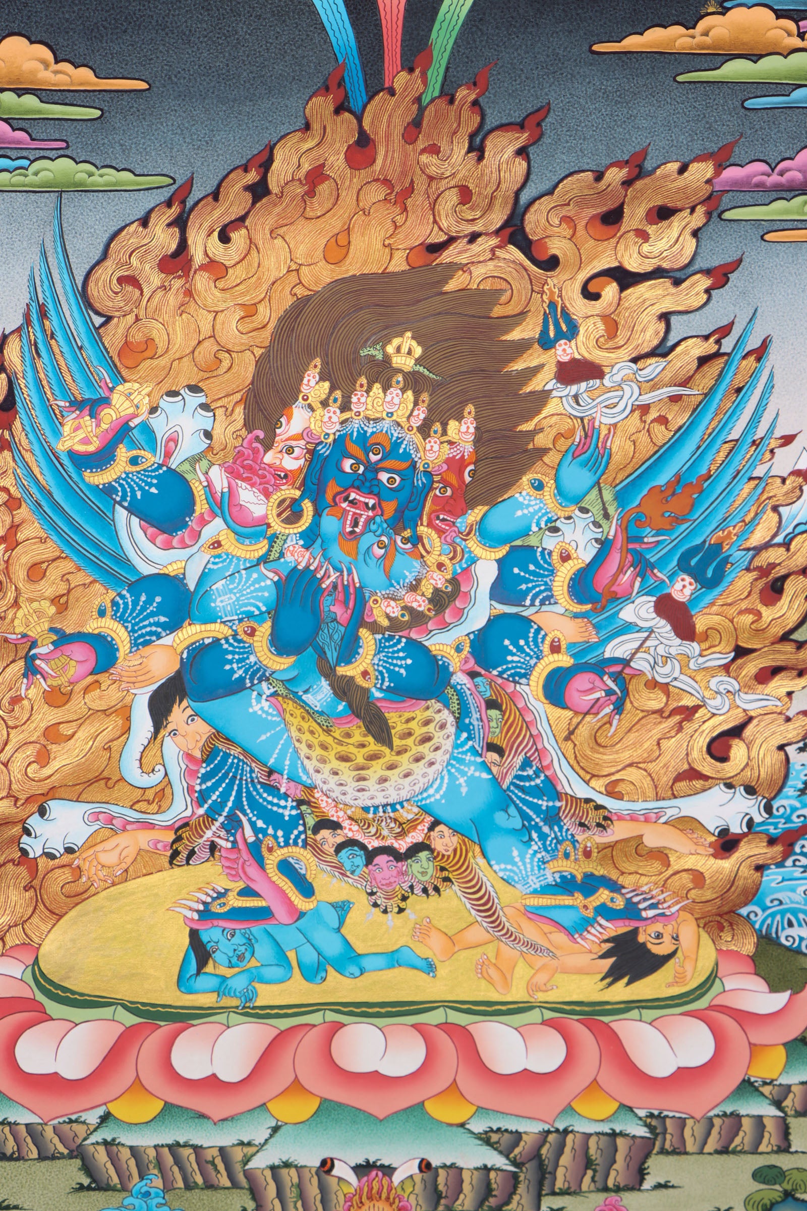 Vajrakilaya Thangka Painting | Shop Now – Lucky Thanka