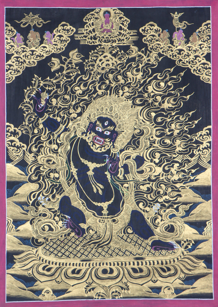 Vajrapani Thangka Painting for power and wisdom.