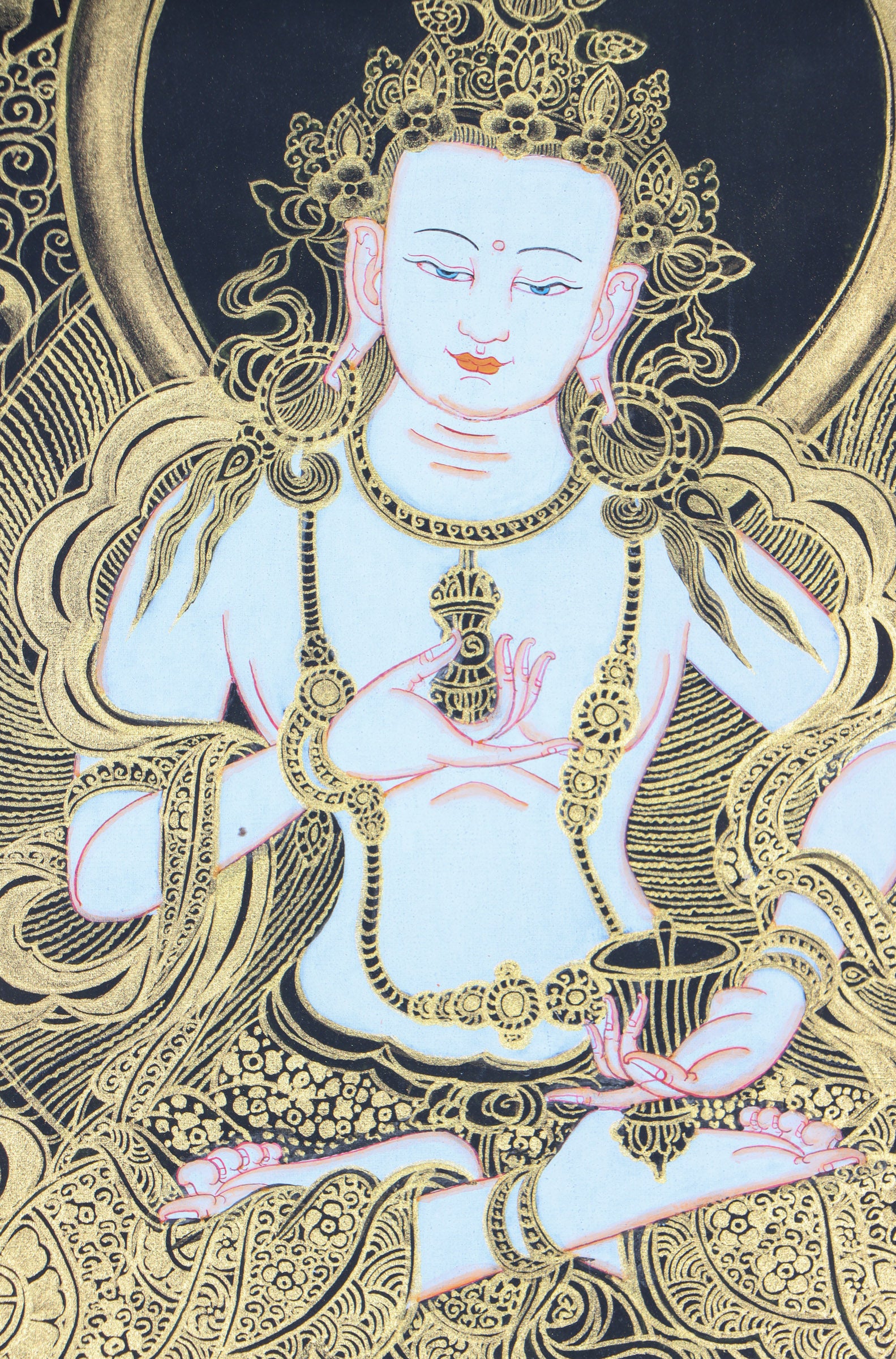Vajrasattva Thangka Painting - Tibetan painting