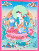 Yeshe Tsogyal Thangka Painting for meditation.