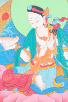 Yeshe Tsogyal Thangka Painting for meditation.