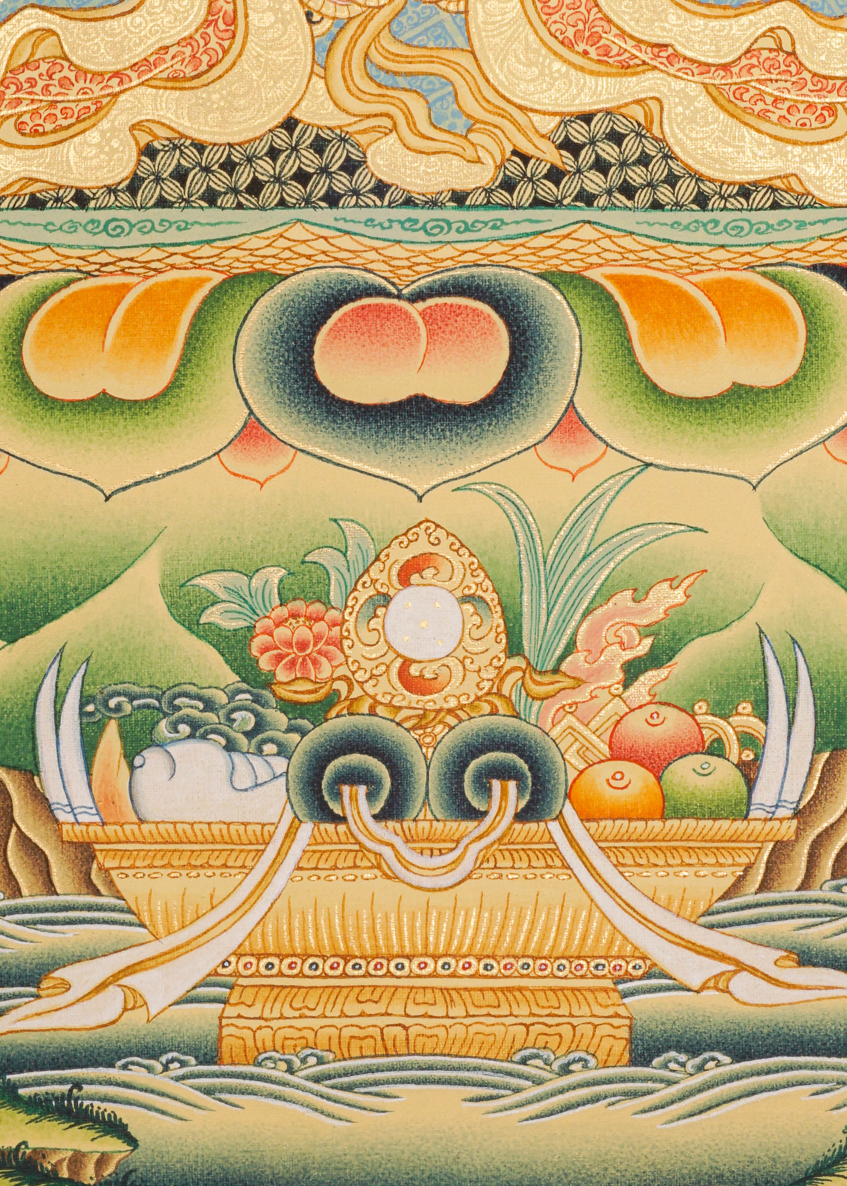 White Tara Thangka Painting