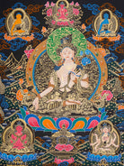 White Tara Thangka Painting.