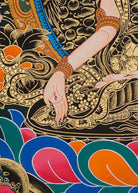 White Tara Thangka Painting.