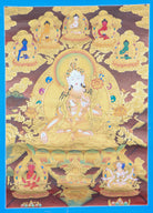 White Tara Thangka for compassion, healing, longevity, and spiritual transformation.