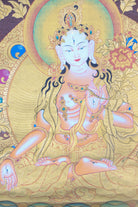 White Tara Thangka for compassion, healing, longevity, and spiritual transformation.