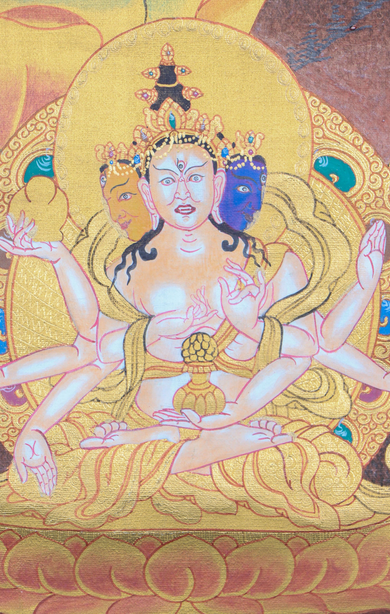 White Tara Thangka for compassion, healing, longevity, and spiritual transformation.