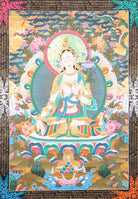 White Tara Thangka for meditation and the transformation of our mind and body.