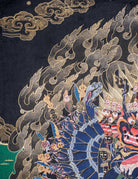 Yamantaka Thangka Painting for wall hanging decor.