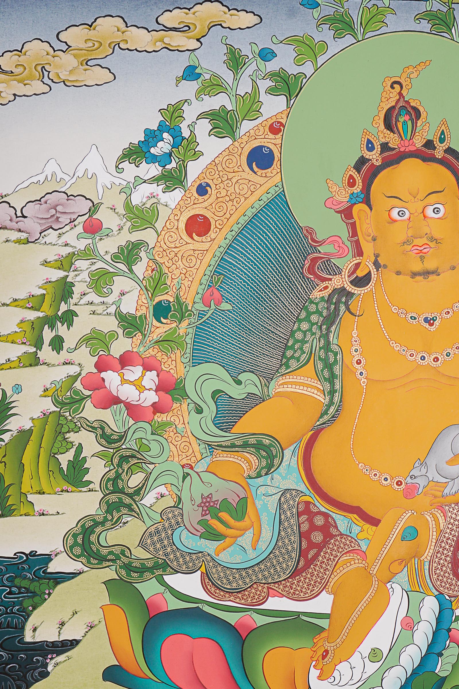 Zambala Thangka - Tibetan Painting