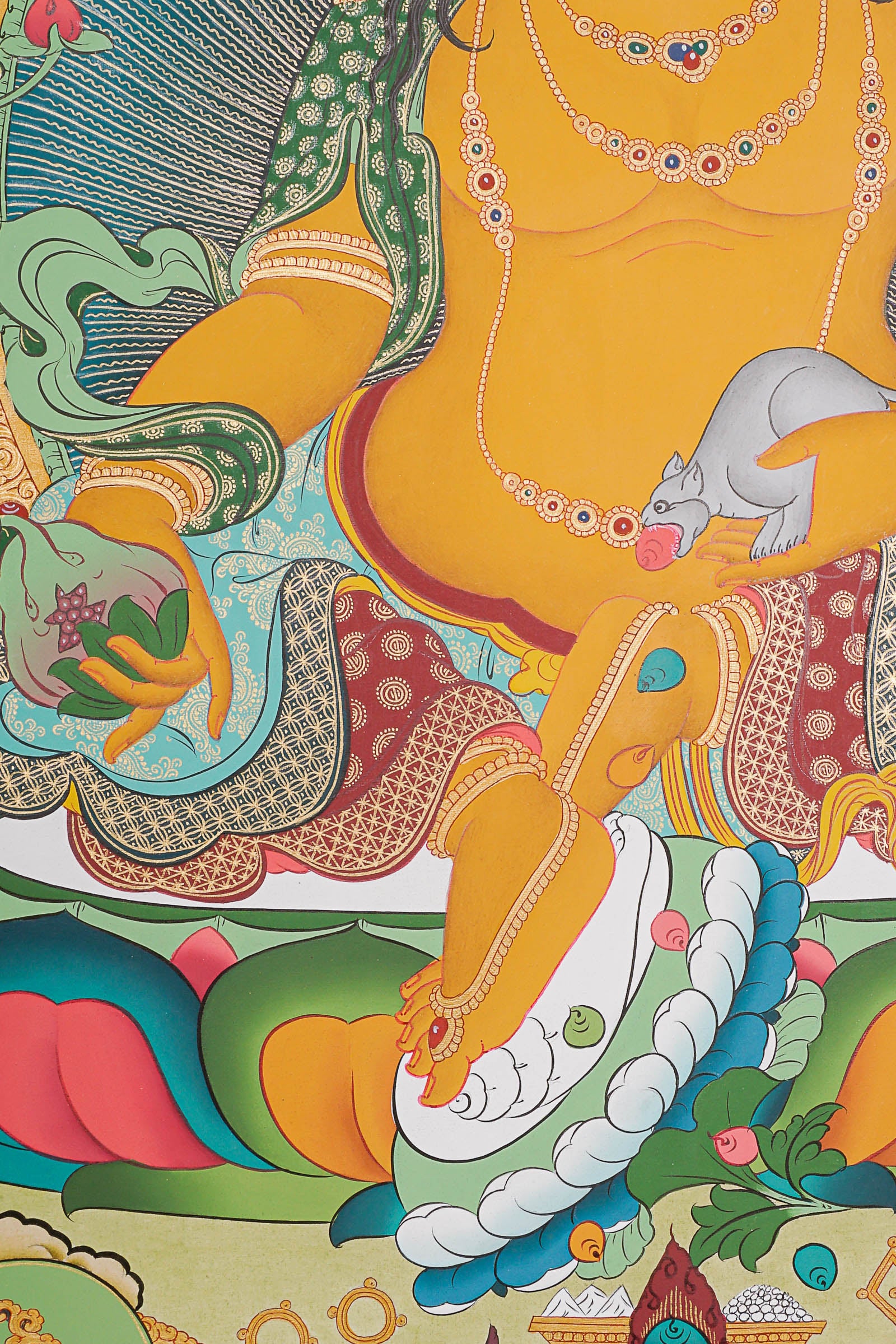 Zambala Thangka - Tibetan Painting