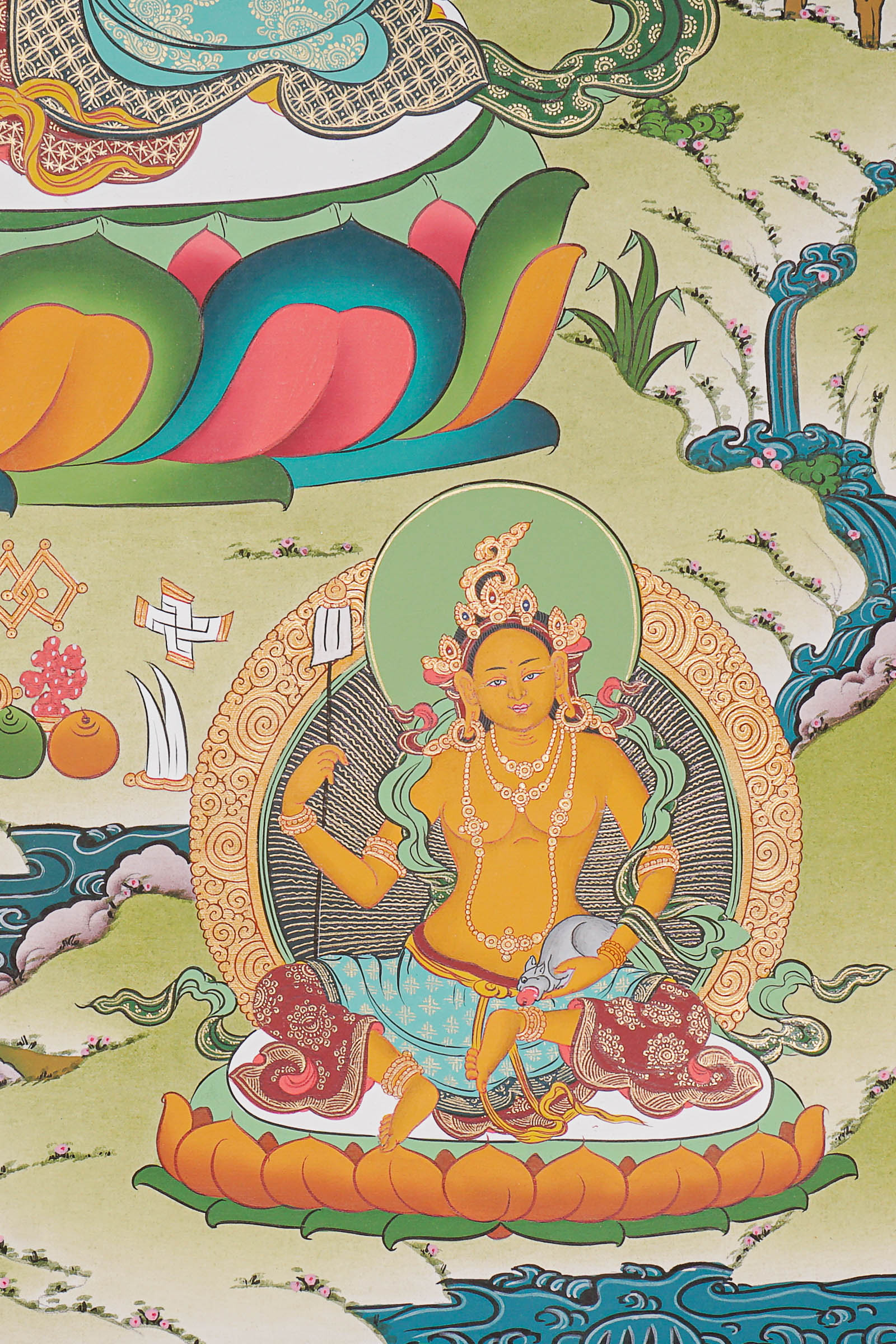 Zambala Thangka - Tibetan Painting