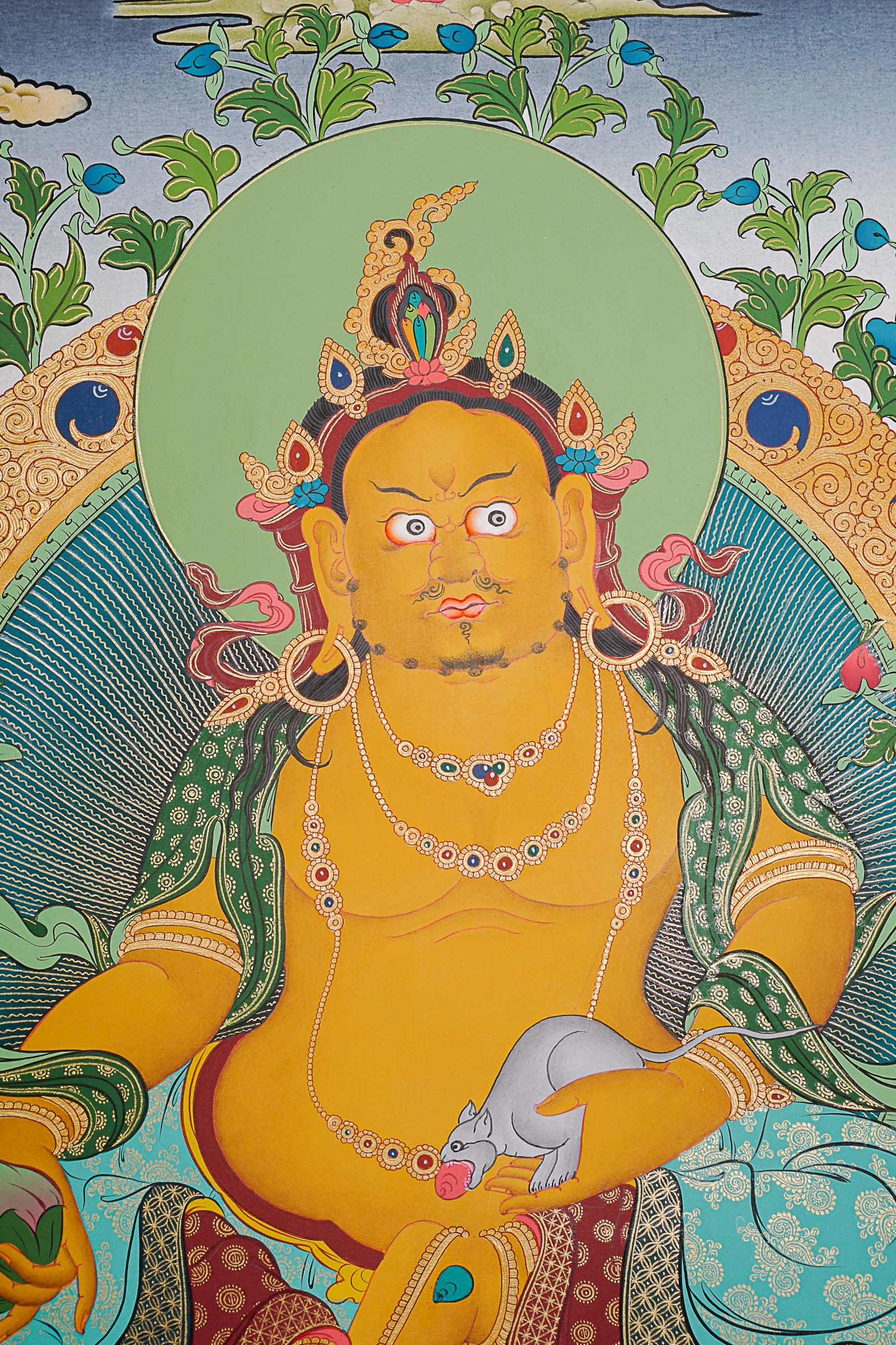 Zambala Thangka - Tibetan Painting