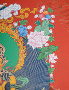 Zambala Thangka Painting for wealth and prosperity.