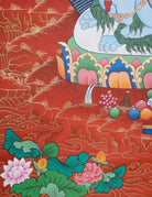 Zambala Thangka Painting for wealth and prosperity.