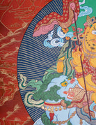 Zambala Thangka Painting for wealth and prosperity.