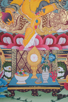 Zambala Thangka Painting - Handpainted Art