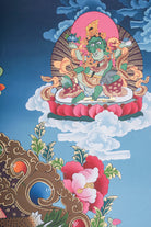 Zambala Thangka Painting - Handpainted Art