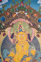 Zambala Thangka Painting - Handpainted Art