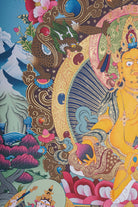 Zambala Thangka Painting - Handpainted Art