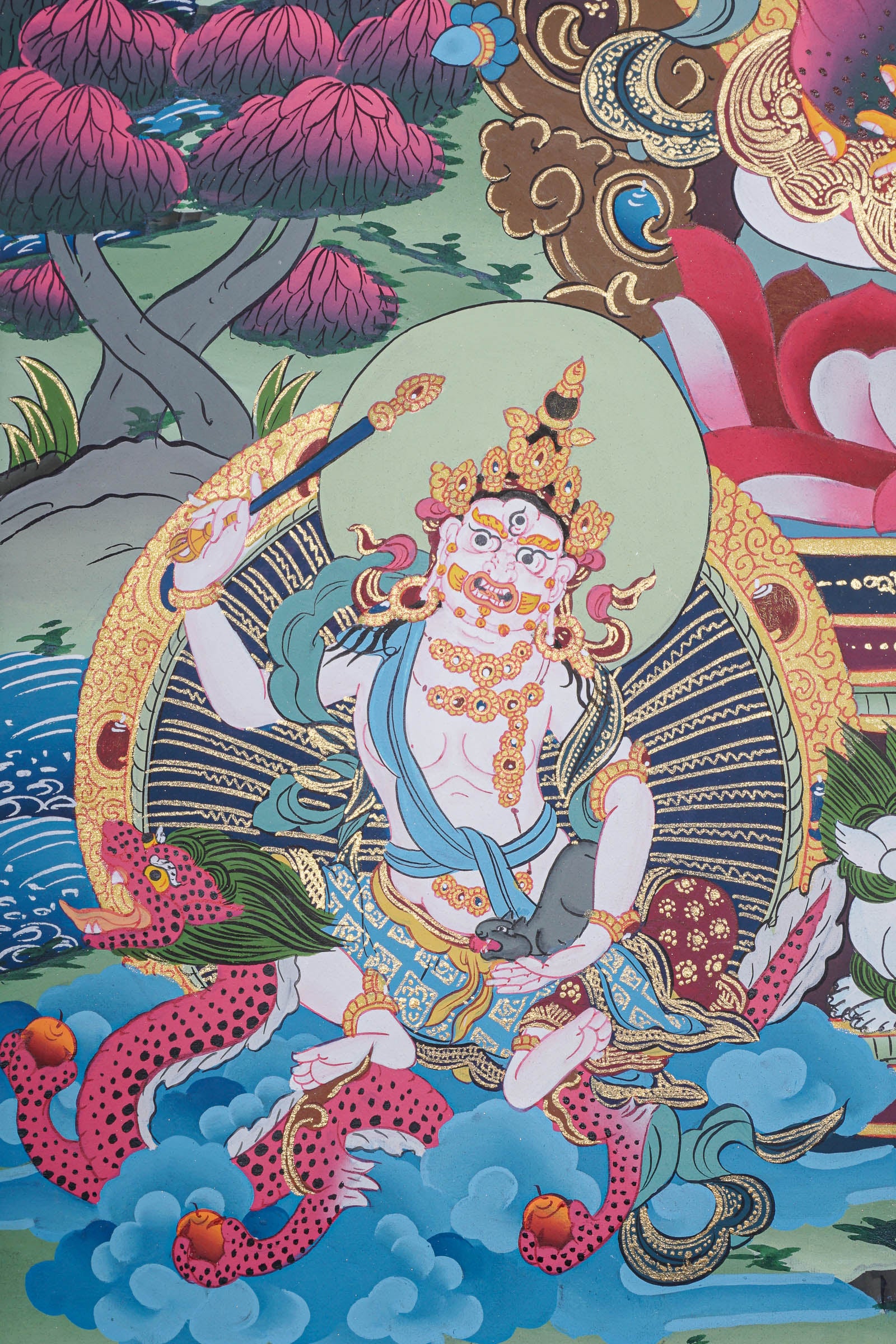 Zambala Thangka Painting - Handpainted Art