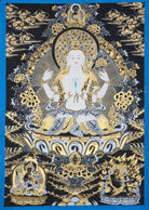 Chengresi Thangka Painting for wall hanging decor.