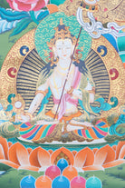 Green Tara Thangka for mediation and spiritual.