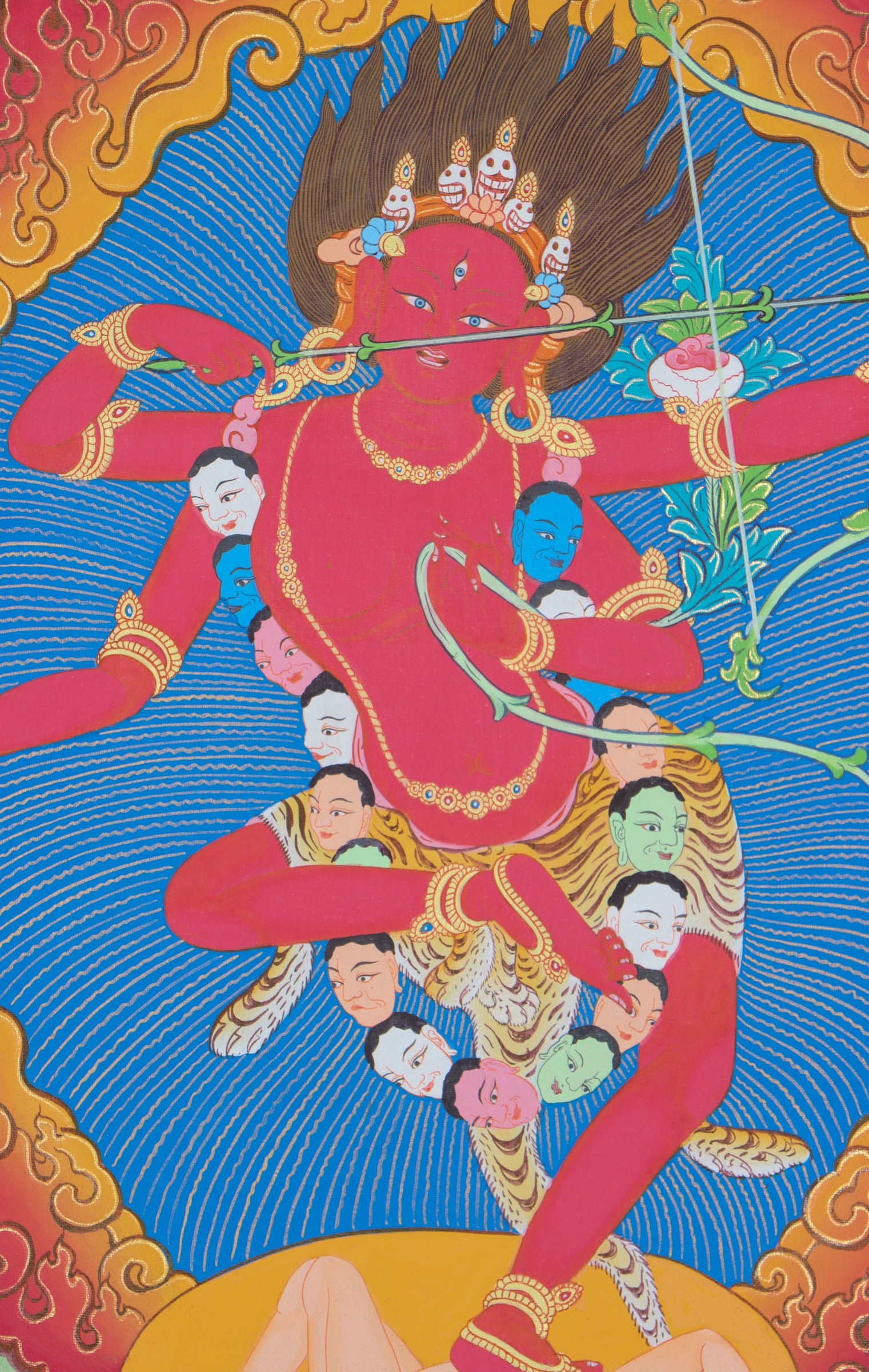 Kurkulla Thangka Painting for medittaion.