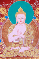 Vairochana Buddha Thangka Painting for wall hanging decor.