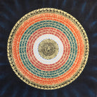 Mantra Mandala Thangka made up of cotton canvas .