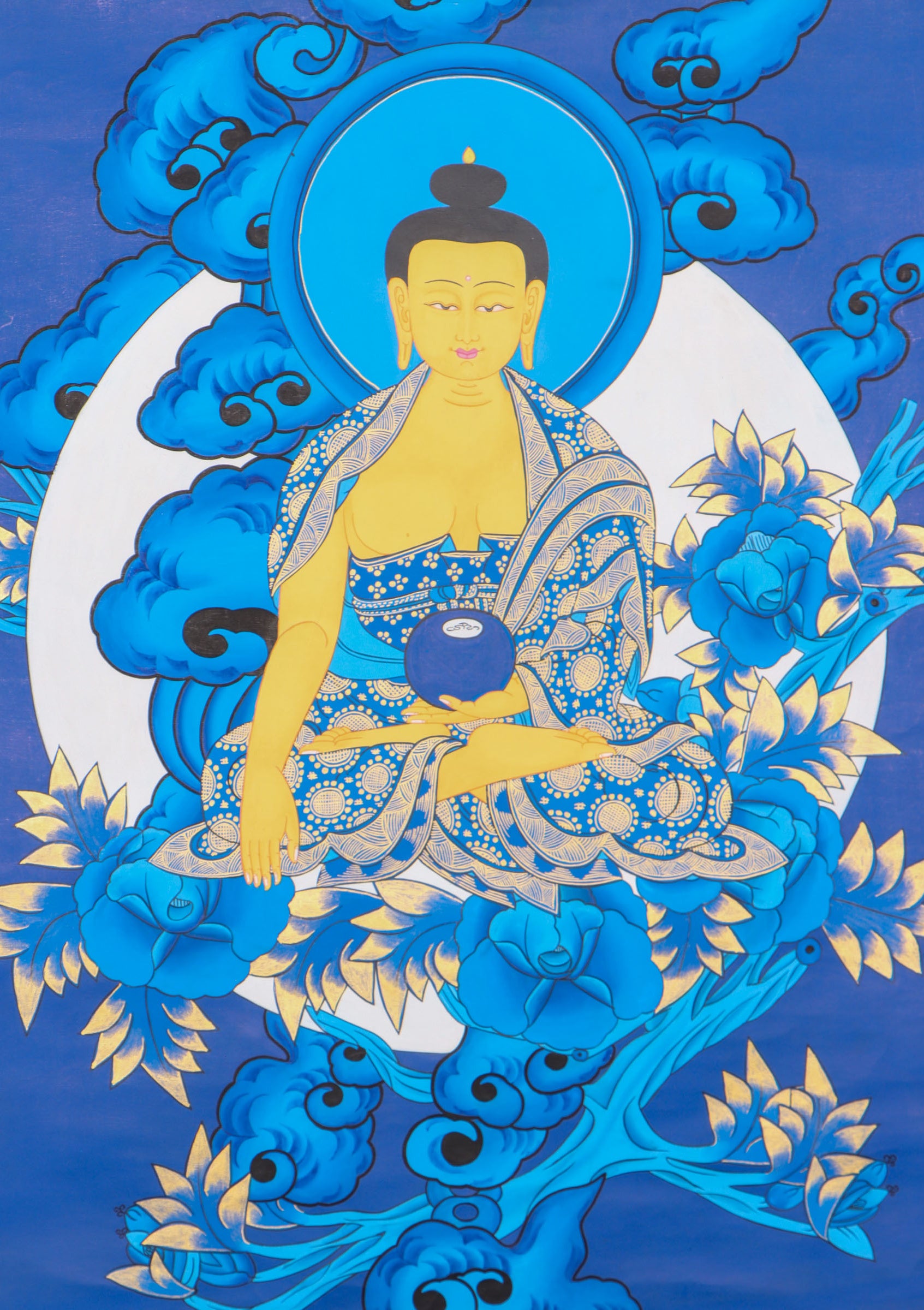 Shakyamuni Buddha Thangka for enlightment.