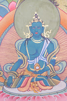 Amitayus Thangka Painting for devotion, meditation and blessings.