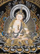 Vajrasattva Thangka – Sacred Tibetan Art