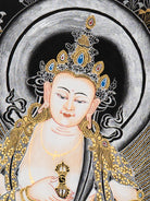 Vajrasattva Thangka – Sacred Tibetan Art