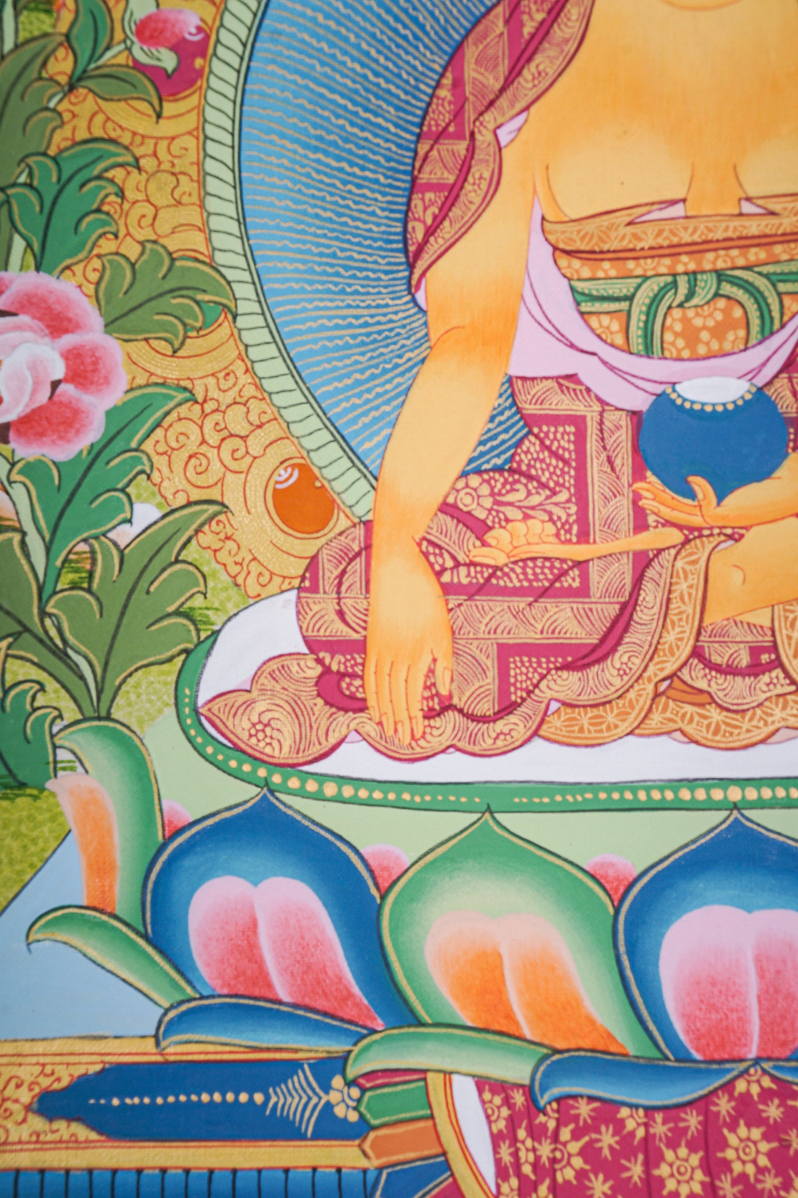 5 Shakyamuni Buddha Thangka Painting