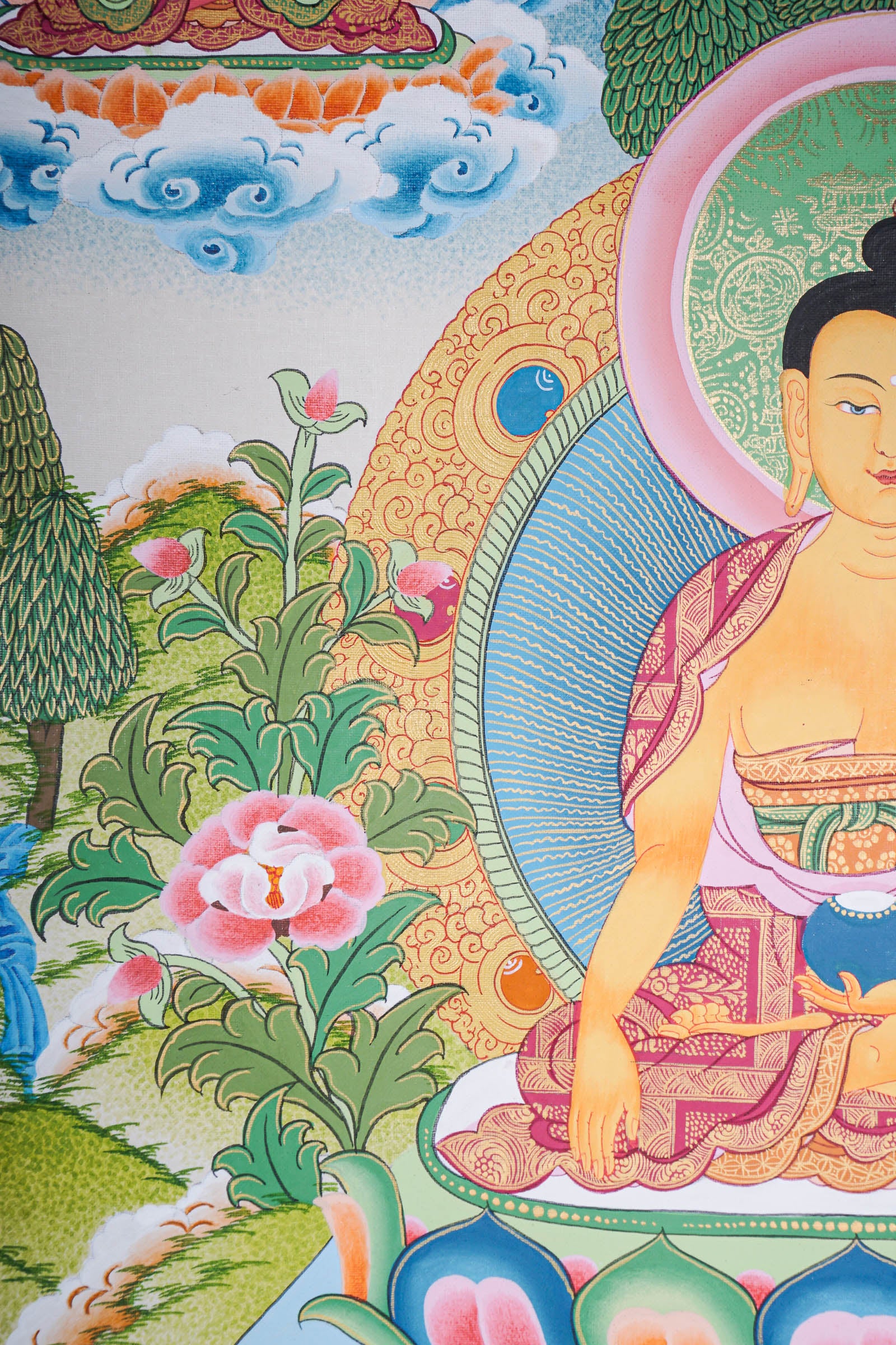 5 Shakyamuni Buddha Thangka Painting