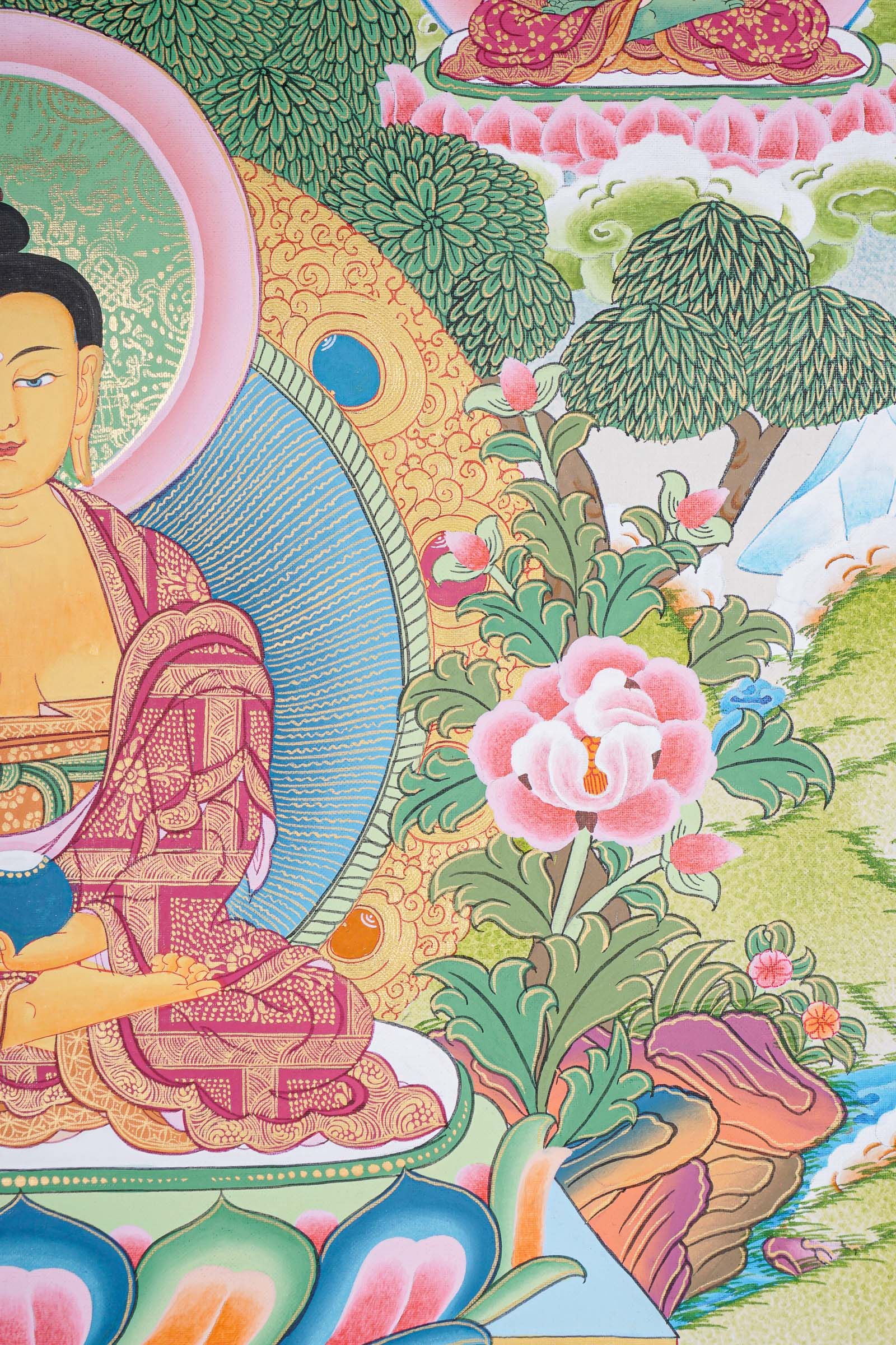 5 Shakyamuni Buddha Thangka Painting