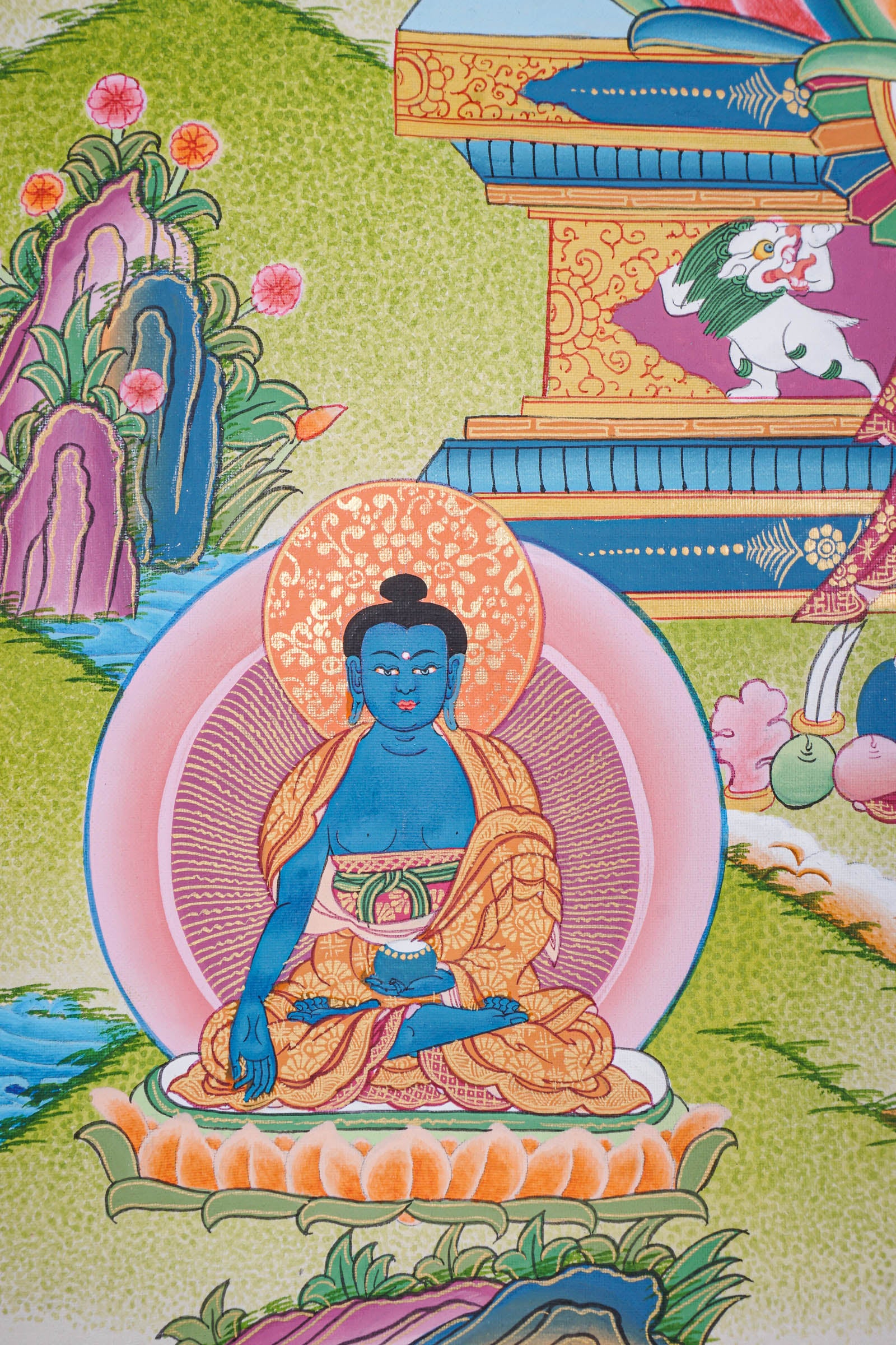 5 Shakyamuni Buddha Thangka Painting