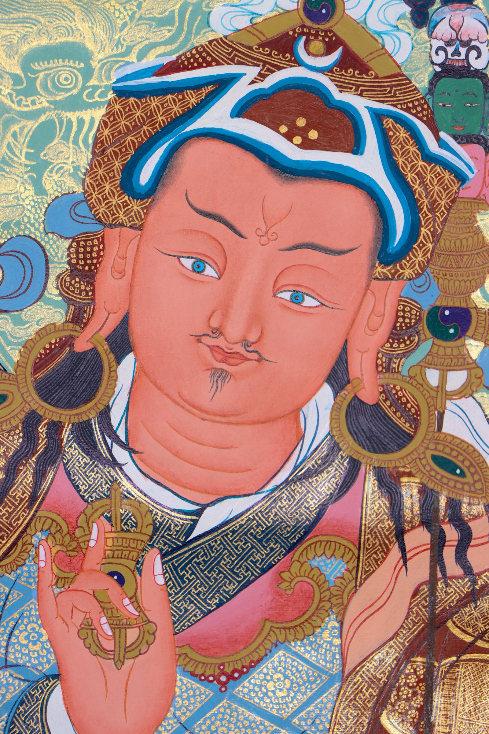 Guru Padmasambhava (Rinpoche)Thangka Painting – Lucky Thanka