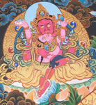 Pancha Kuber Thangka Painting for wealth and prosperity.