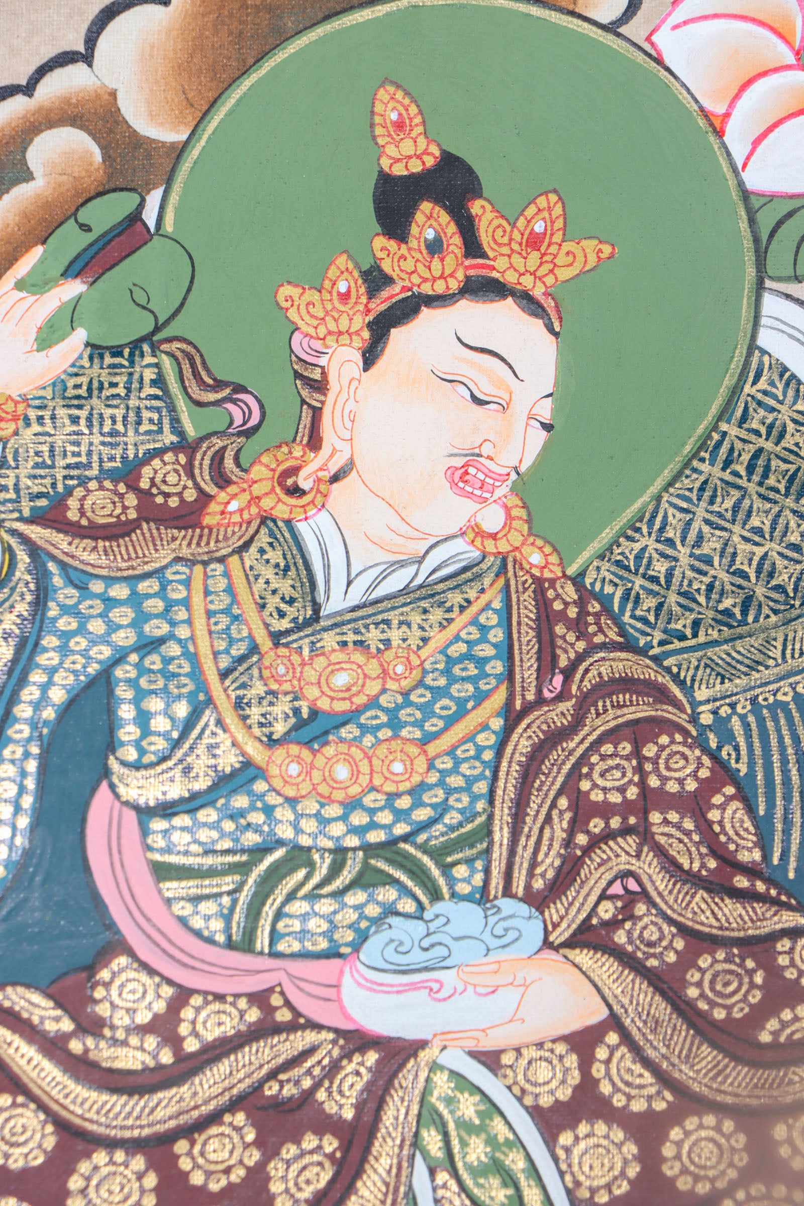 Guru Rinpoche Tibetan Thangka Painting - Lucky Thanka