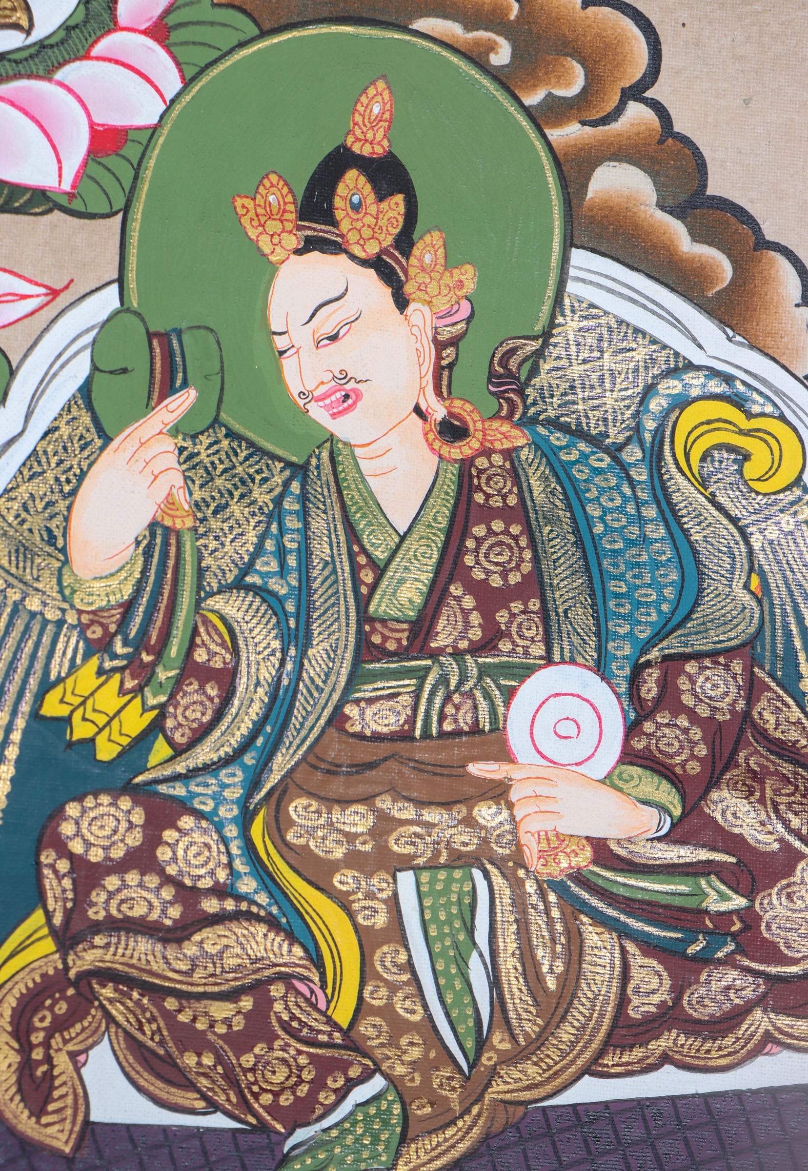 Guru Rinpoche Tibetan Thangka Painting - Lucky Thanka