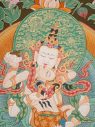 Vajrasattwa Shakti Thangka Painting