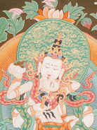 Vajrasattwa Shakti Thangka Painting