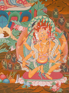 Vajrasattwa Shakti Thangka Painting