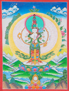Lokeshwor Thangka provides spiritual guidance and protection.  